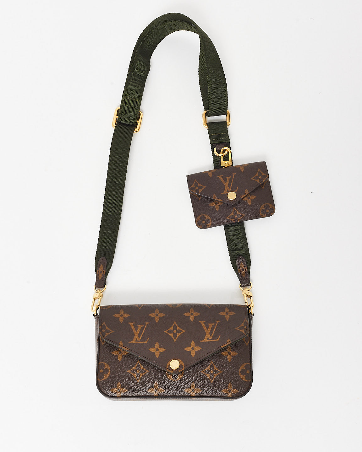 Louis Vuitton Monogram Coated Canvas Pochette Felicie Strap 
Go