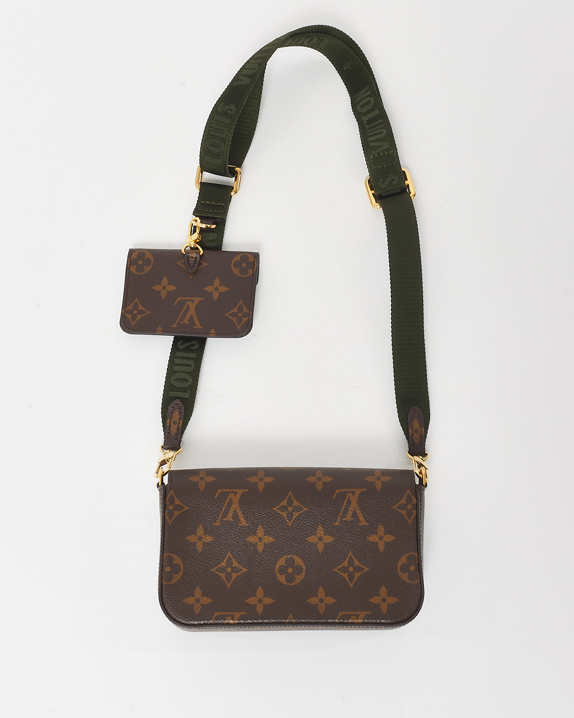 Louis Vuitton Monogram Coated Canvas Pochette Felicie Strap 
Go