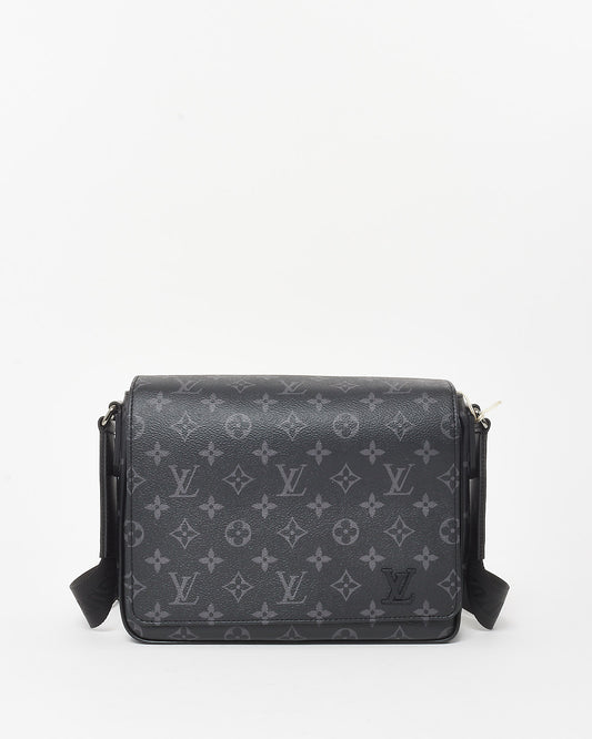 Louis Vuitton Monogram Eclipse Coated Canvas District PM Crossbody Bag