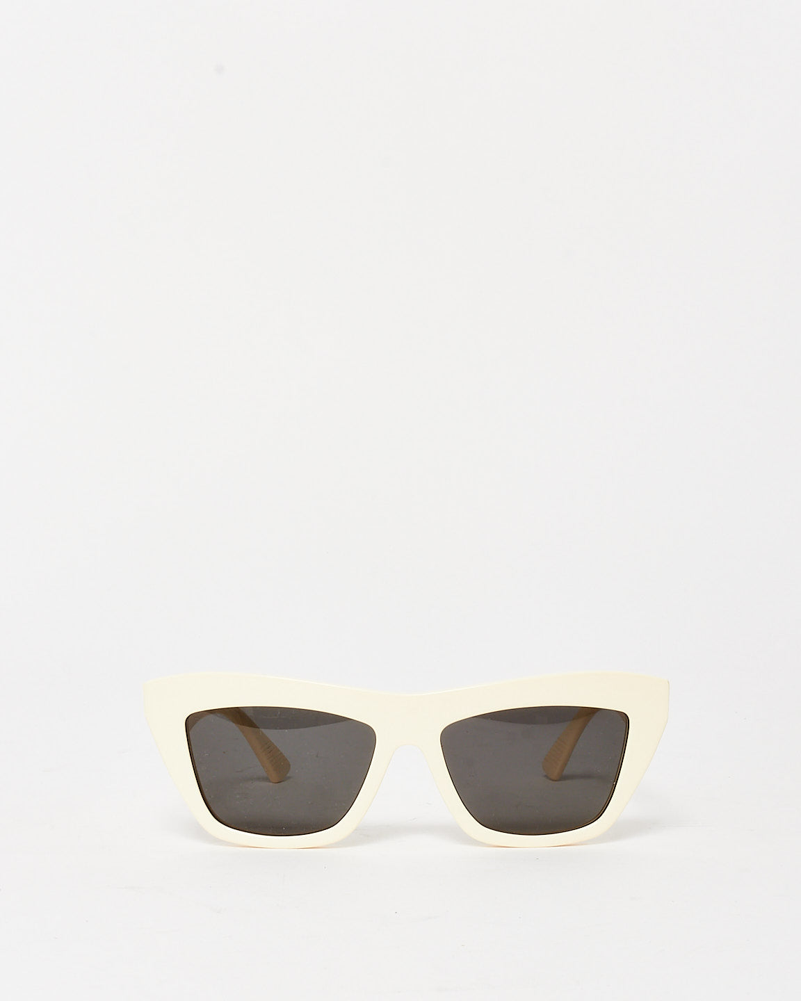 Bottega Veneta Cream Acetate Cat Eye BV1121S Sunglasses