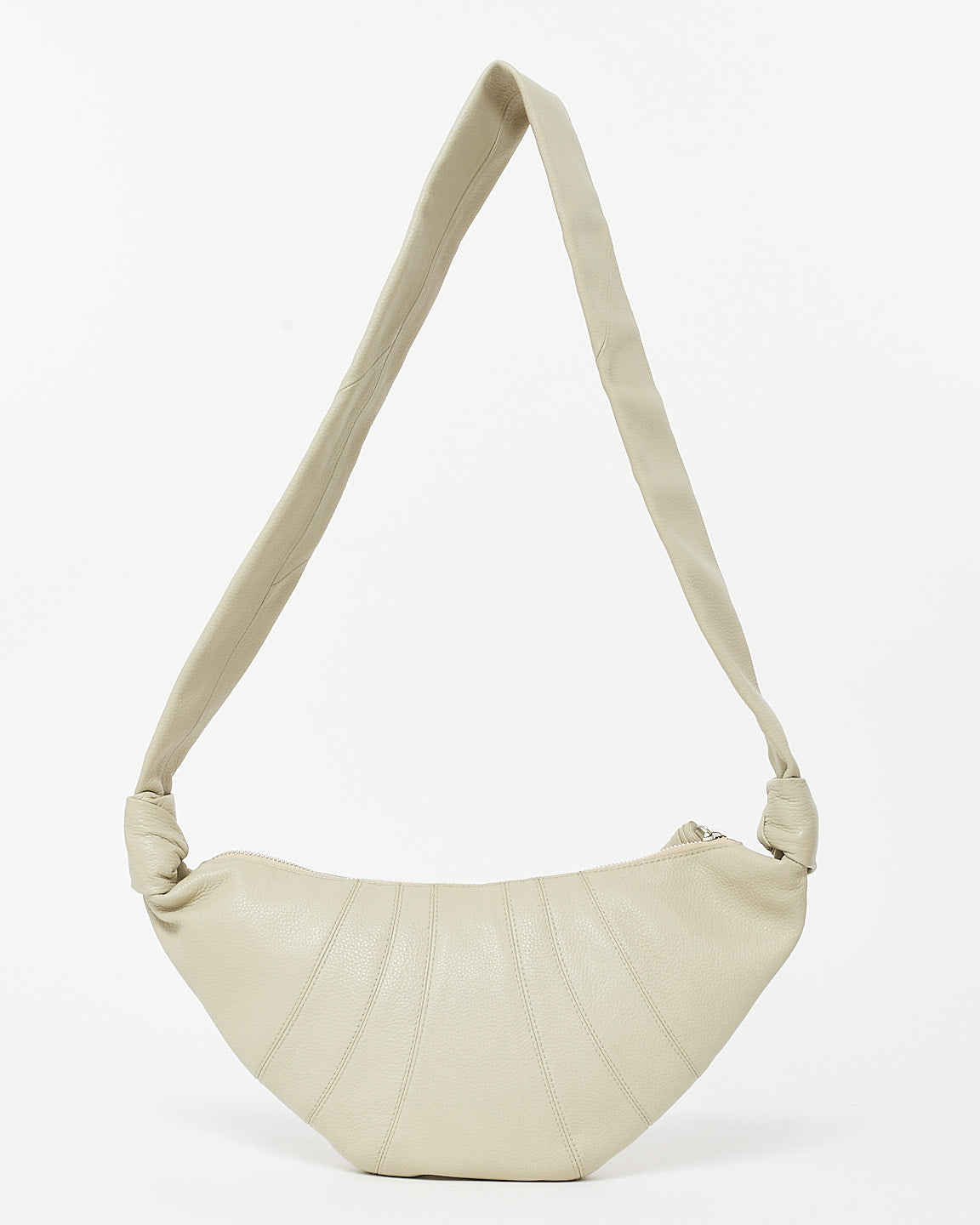 Lemaire Dusty Khaki Leather Small Croissant Bag