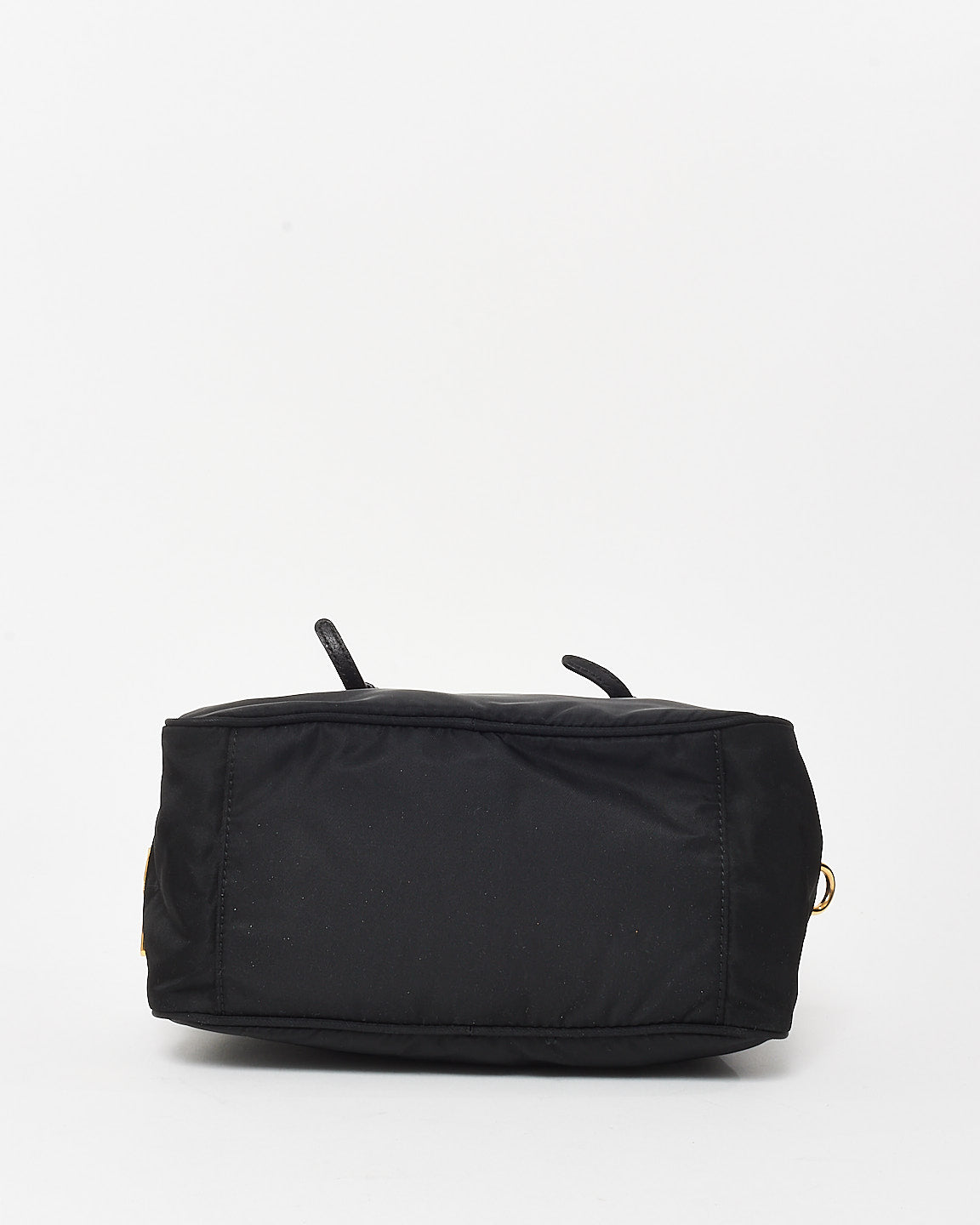 Prada Black Nylon Mini Duffle Bag w/ NO STRAP