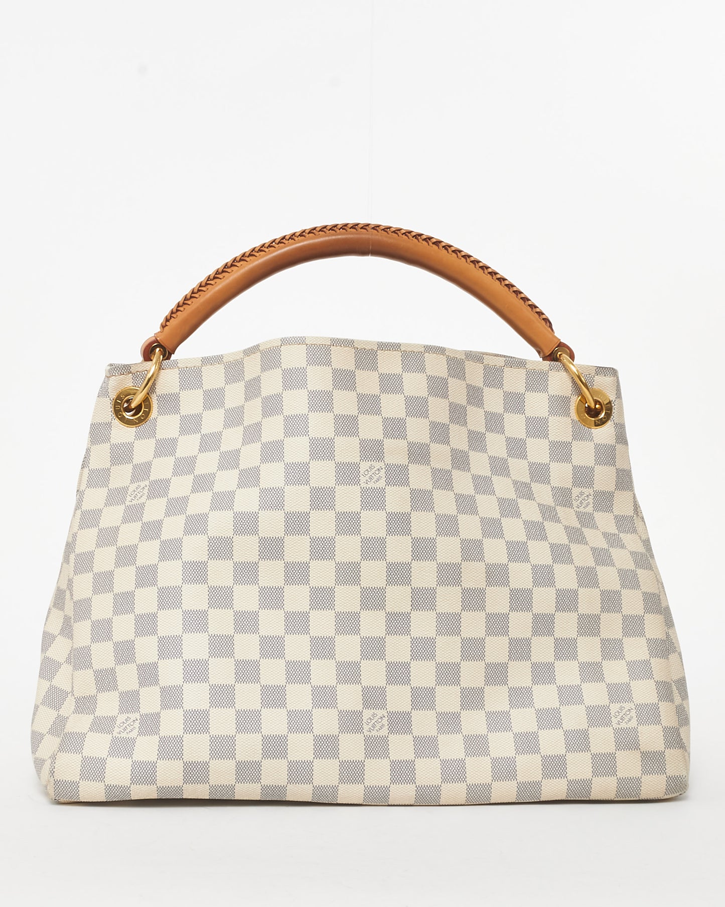 Louis Vuitton White Damier Azur Coated Canvas Artsy MM Shoulder Bag