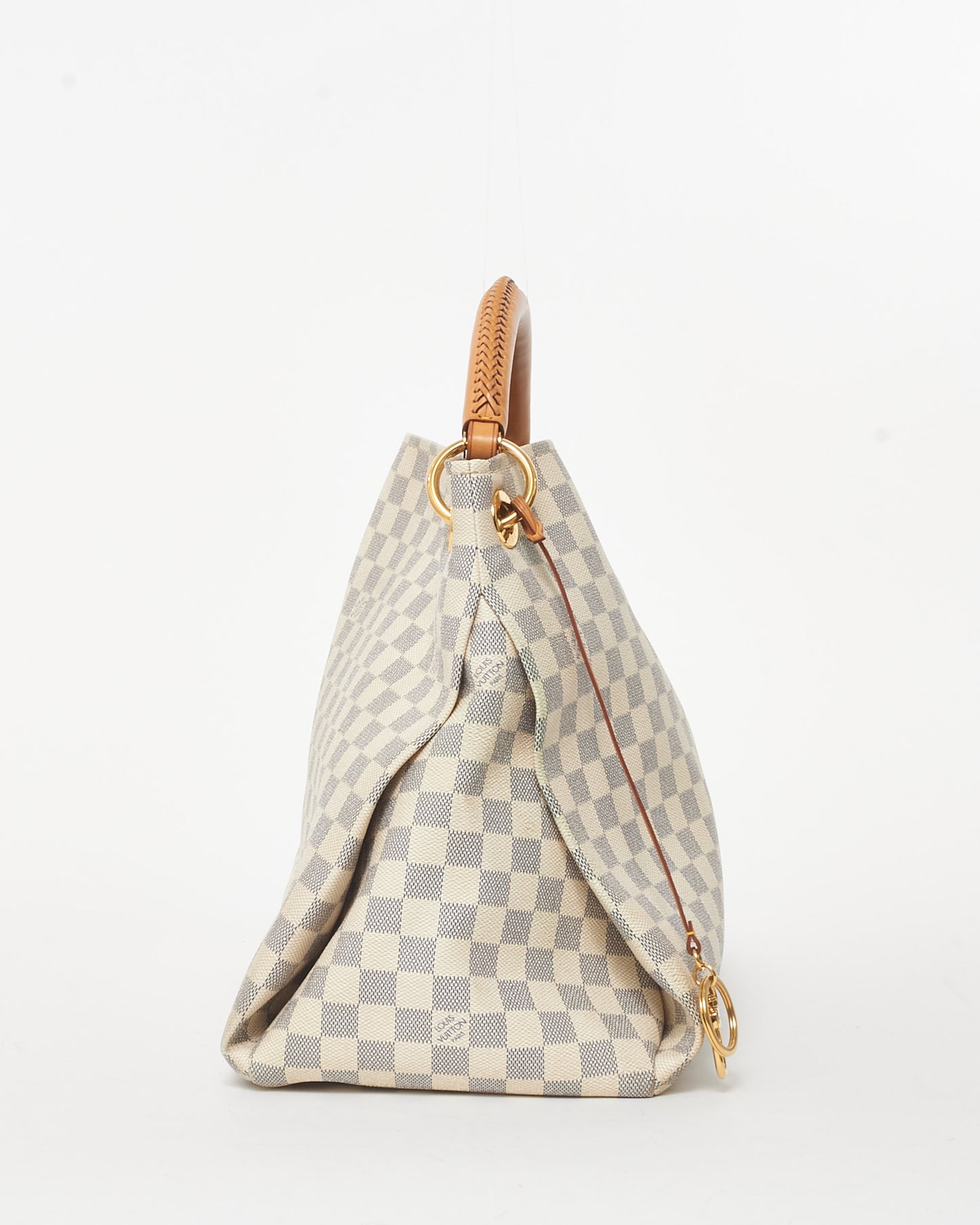 Louis Vuitton White Damier Azur Coated Canvas Artsy MM Shoulder Bag