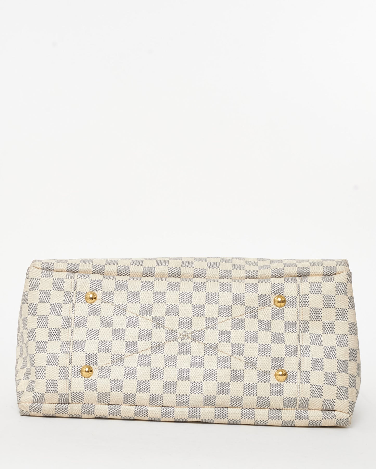 Louis Vuitton White Damier Azur Coated Canvas Artsy MM Shoulder Bag