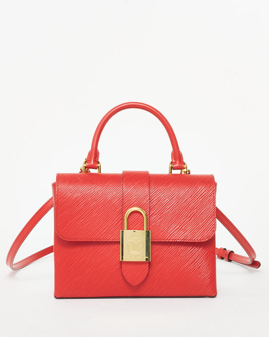 Louis Vuitton Red Epi Leather Locky BB Top Handle Bag