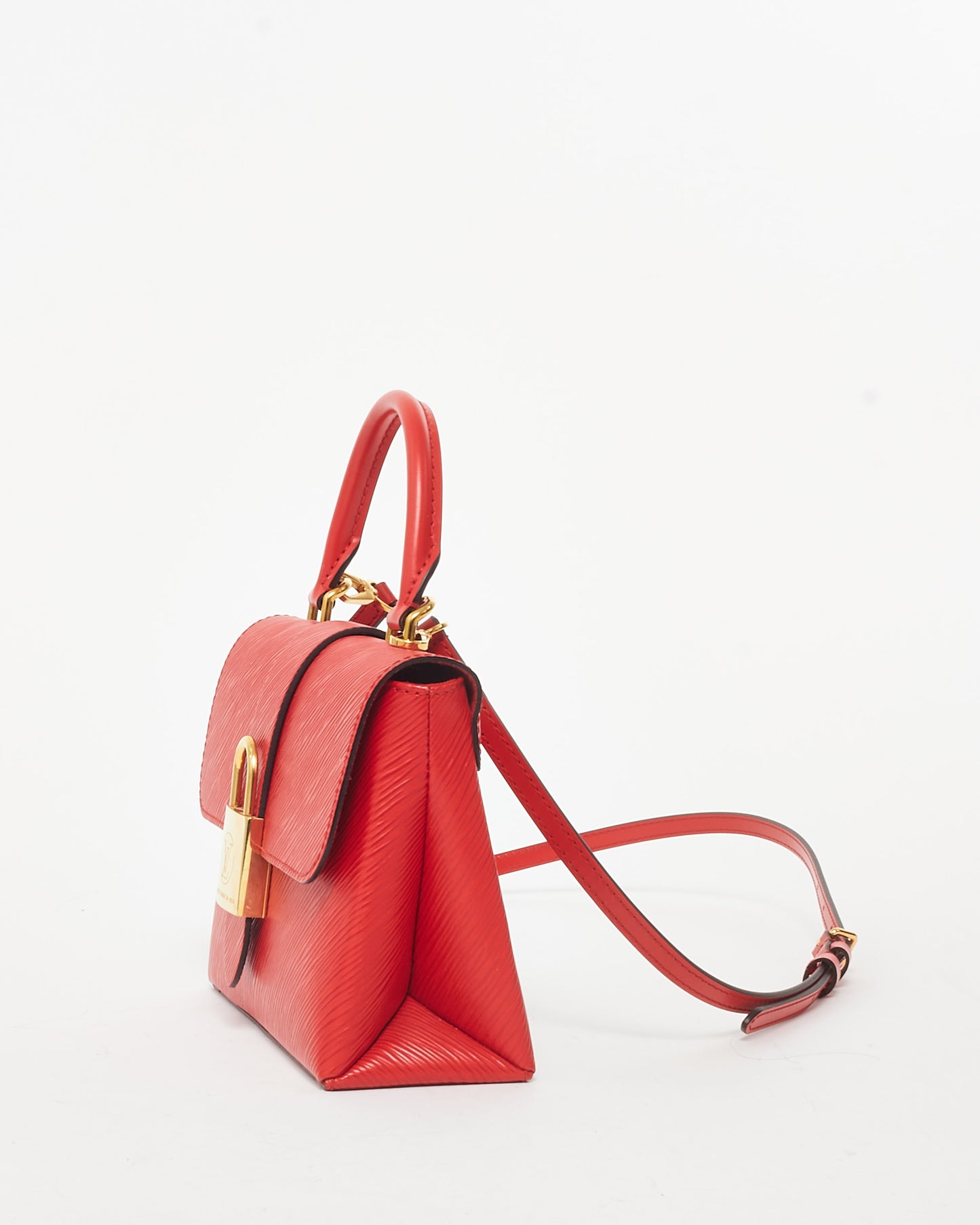 Louis Vuitton Red Epi Leather Locky BB Top Handle Bag