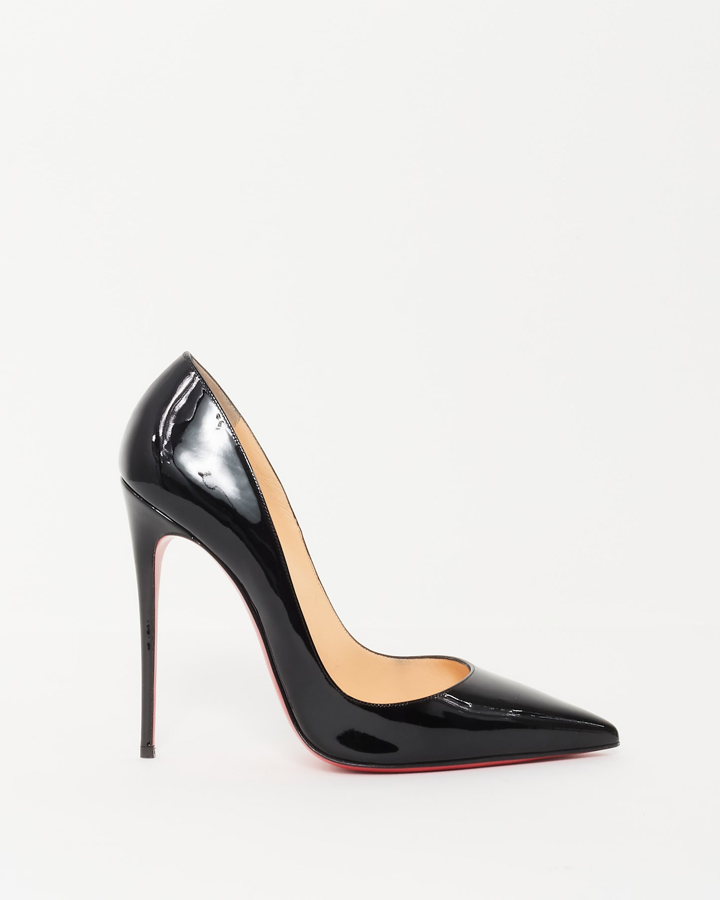 Christian Louboutin Black Patent Leather So Kate 120 Pumps-39