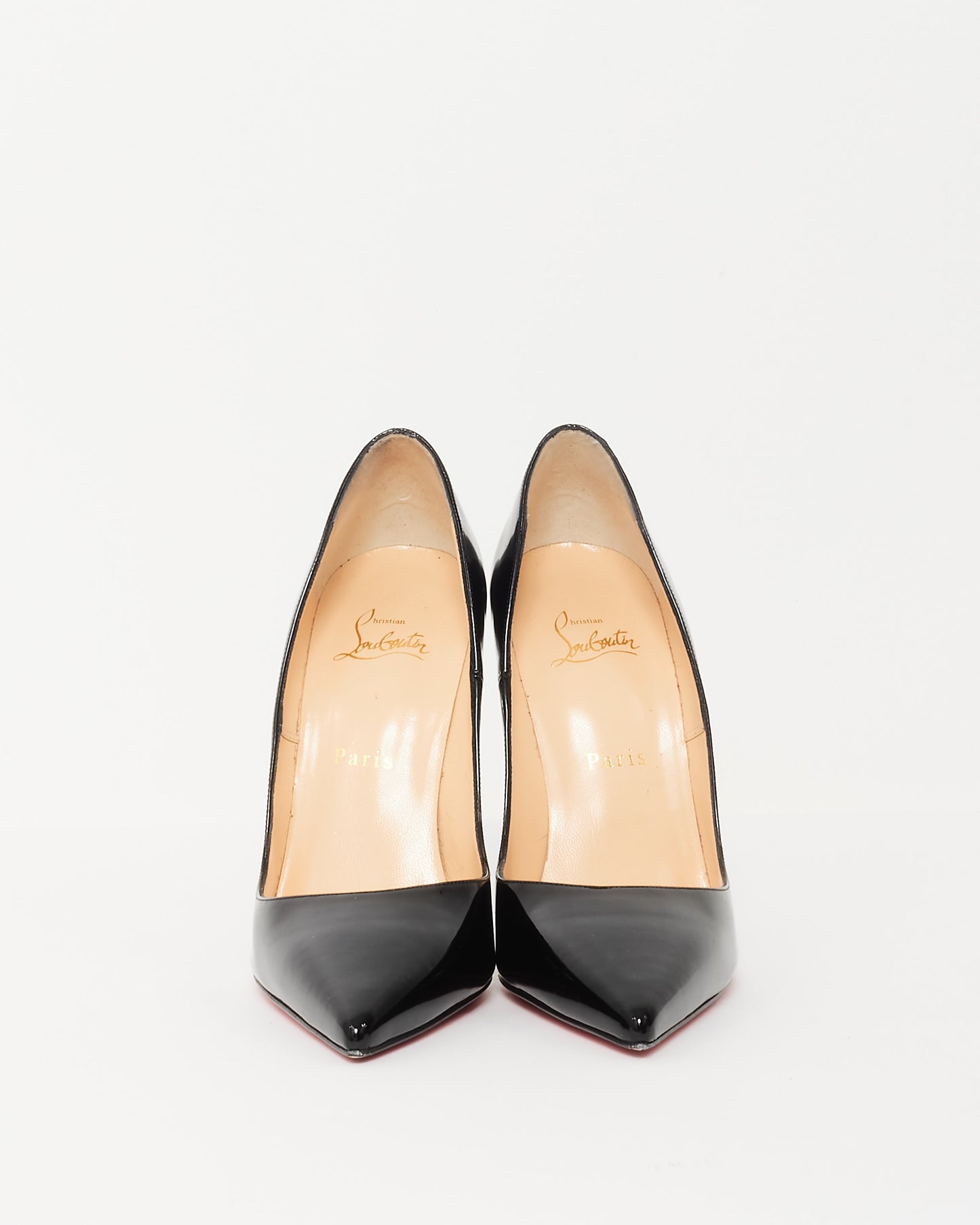 Christian Louboutin Black Patent Leather So Kate 120 Pumps-39