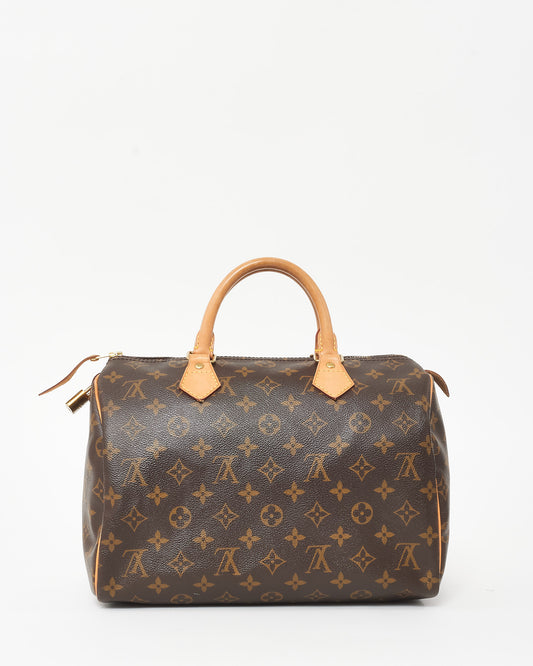 Louis Vuitton Monogram Coated Canvas Speedy 30