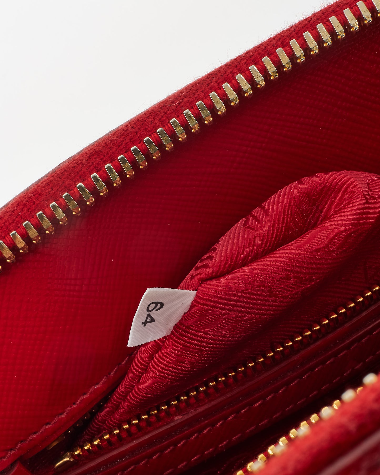 Prada Red Patent Vernice Leather Small Promenade Bag