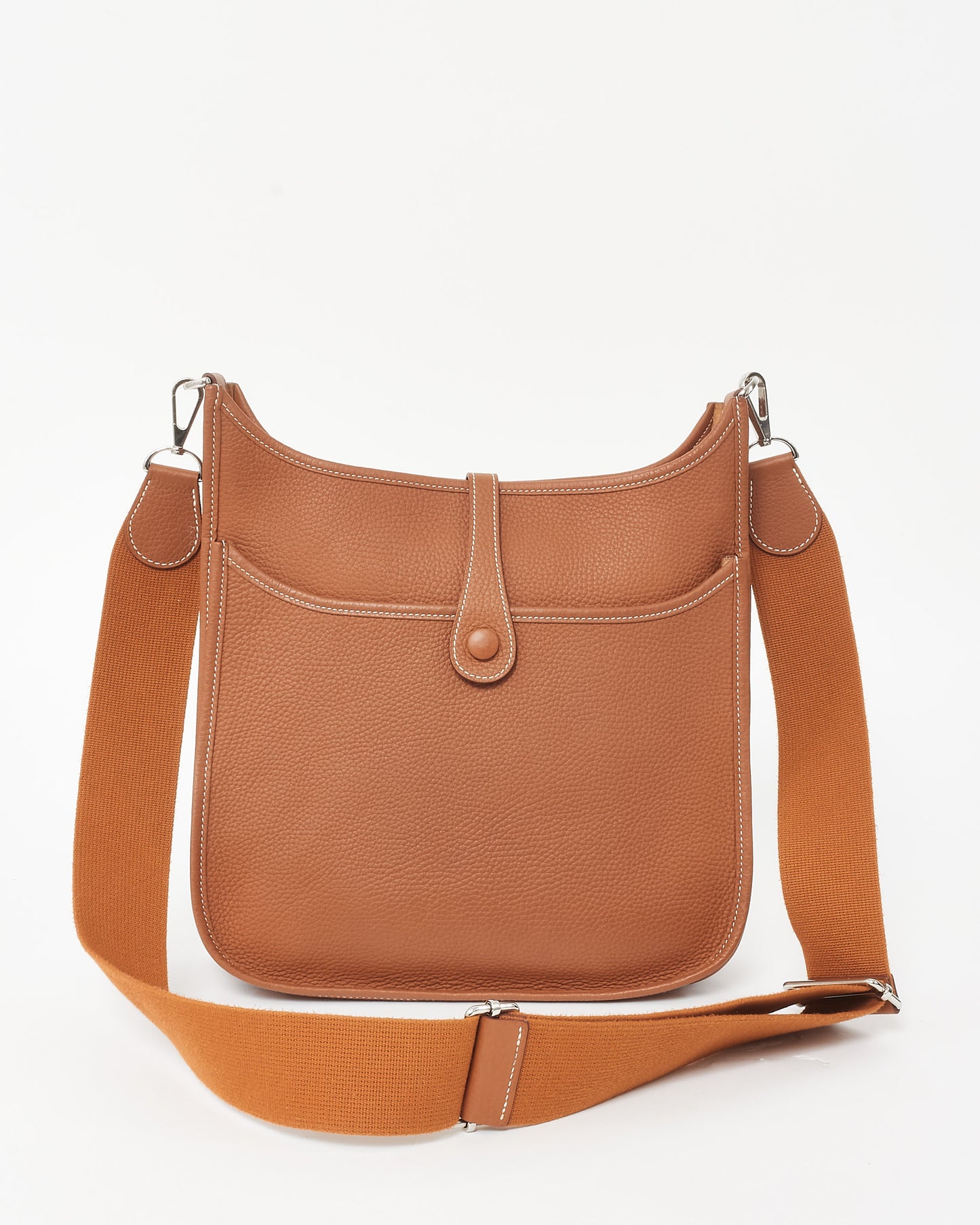 Hermès Gold Leather Evelyne III GM Crossbody Bag