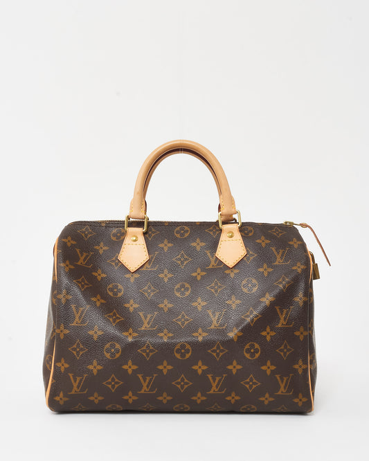 Louis Vuitton Monogram Canvas Speedy 30 Bag