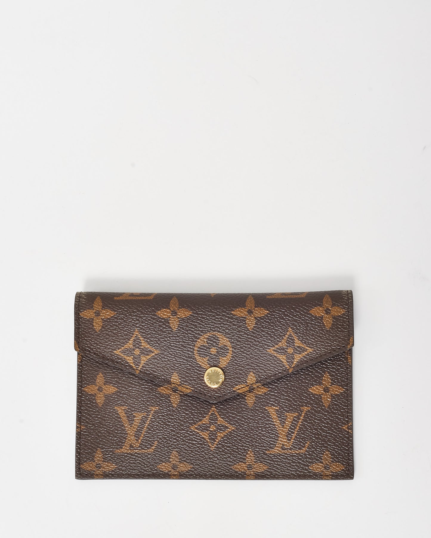 Louis Vuitton Monogram Canvas Envelope Card Case Wallet