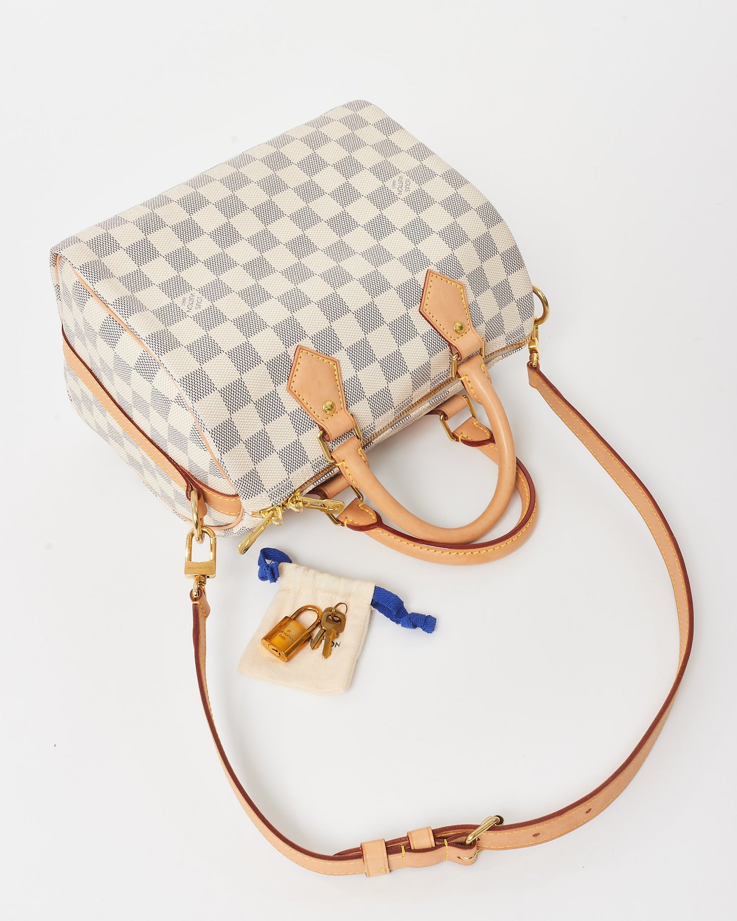 Louis Vuitton Damier Azur Canvas Speedy Bandoulière 25