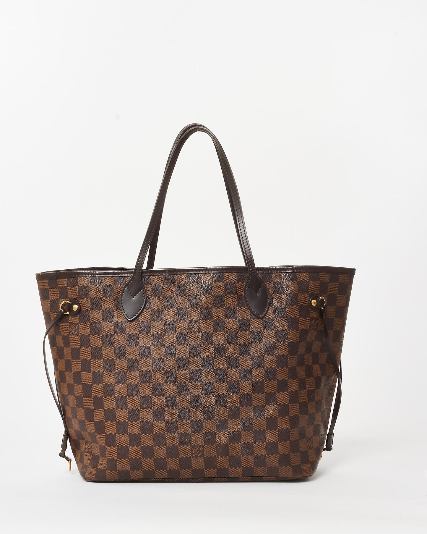 Louis Vuitton Damier Ebene Coated Canvas Neverfull MM Bag