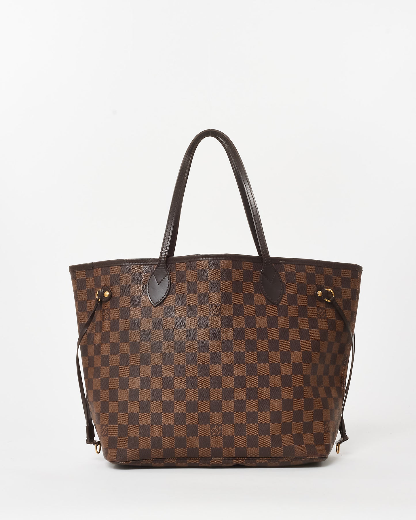 Louis Vuitton Damier Ebene Coated Canvas Neverfull MM Bag