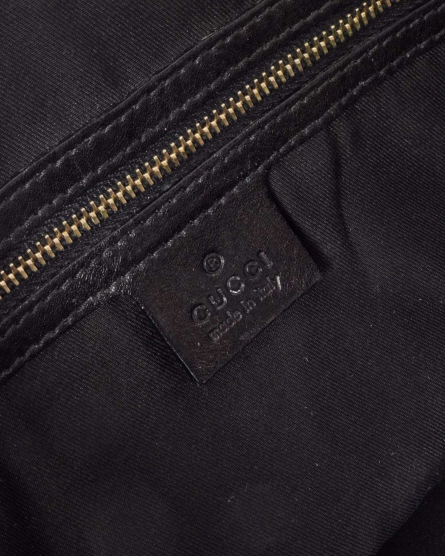 Gucci Black Monogram GG Canvas Pelham Tote Bag