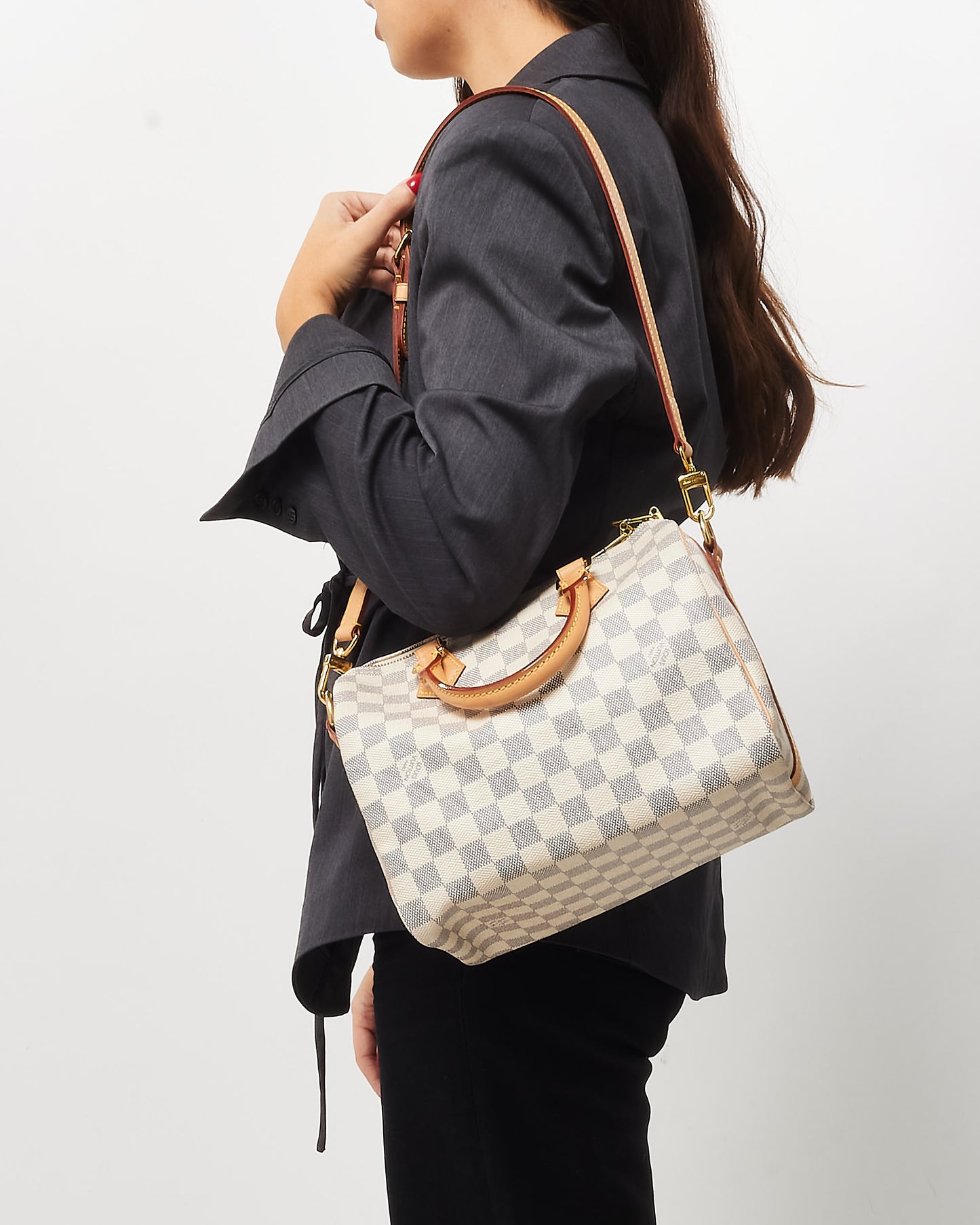 Louis Vuitton Damier Azur Canvas Speedy Bandoulière 25