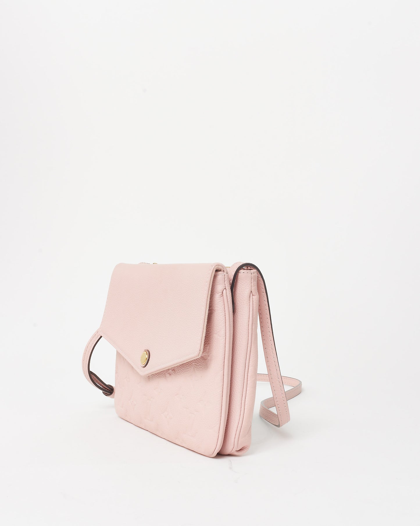 Louis Vuitton Pink (Rose Ballerine) Empreinte Leather Twice Crossbody Bag