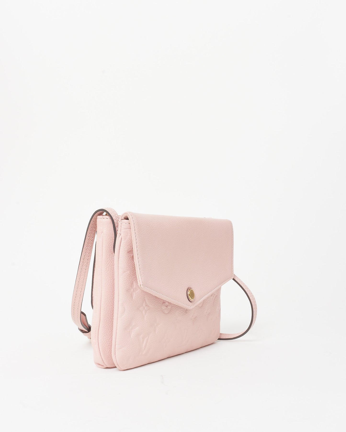 Louis Vuitton Pink (Rose Ballerine) Empreinte Leather Twice Crossbody Bag