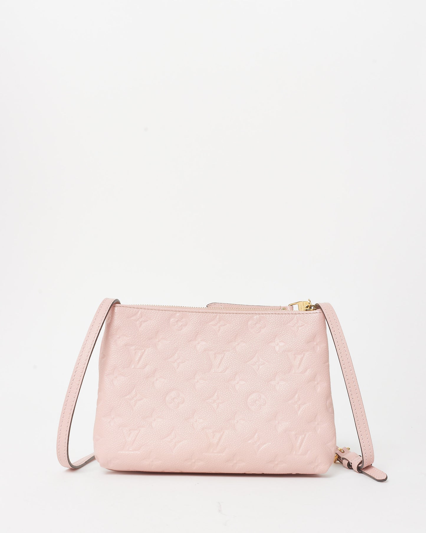 Louis Vuitton Pink (Rose Ballerine) Empreinte Leather Twice Crossbody Bag