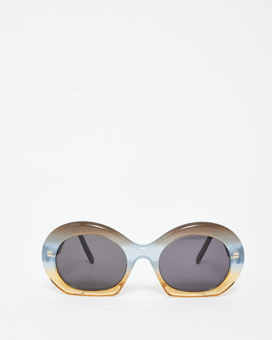 Loewe Blue 
Yellow Gradient Acetate Logo LW40077I Sunglasses