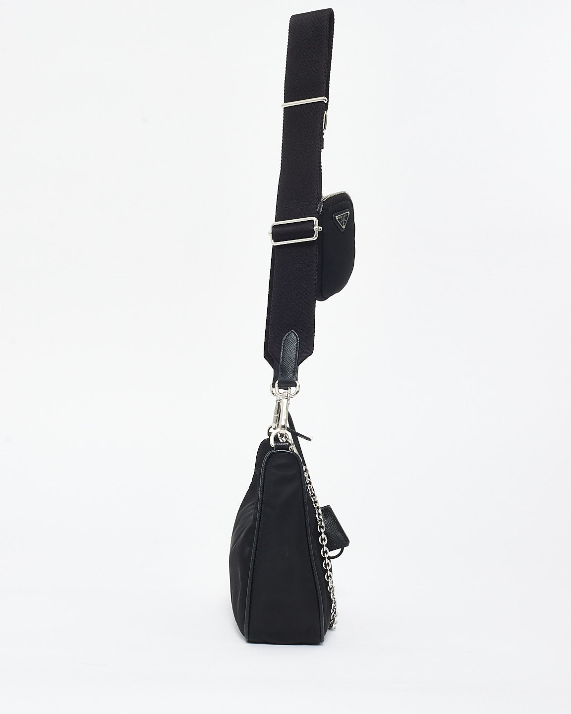 Prada Black Nylon Re Edition 2005 Crossbody Bag