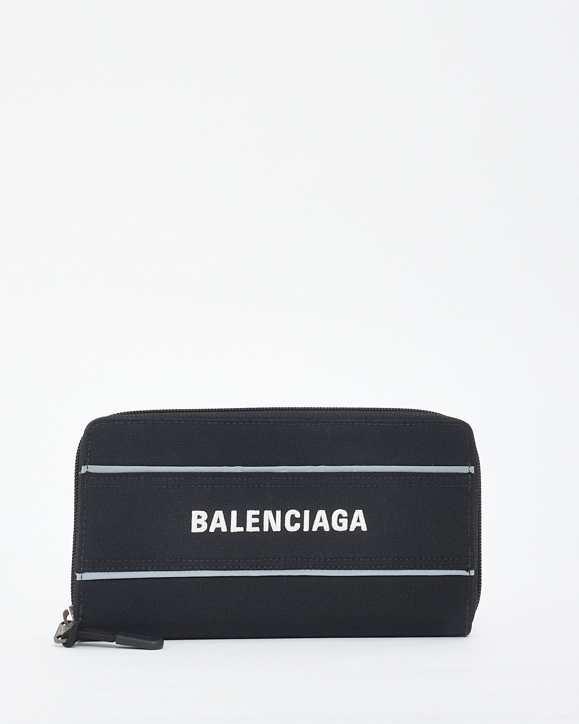 Balenciaga Black Logo Canvas Wallet Belt Bag