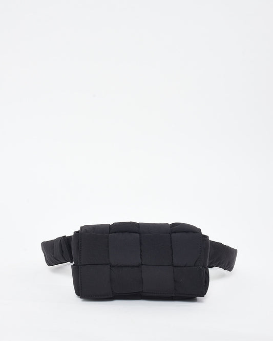 Bottega Veneta Black Nylon Mini Cassette Belt Pouch