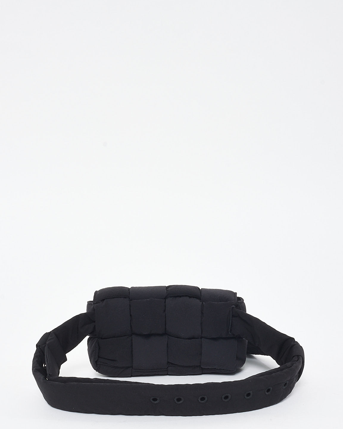 Bottega Veneta Black Nylon Mini Cassette Belt Pouch