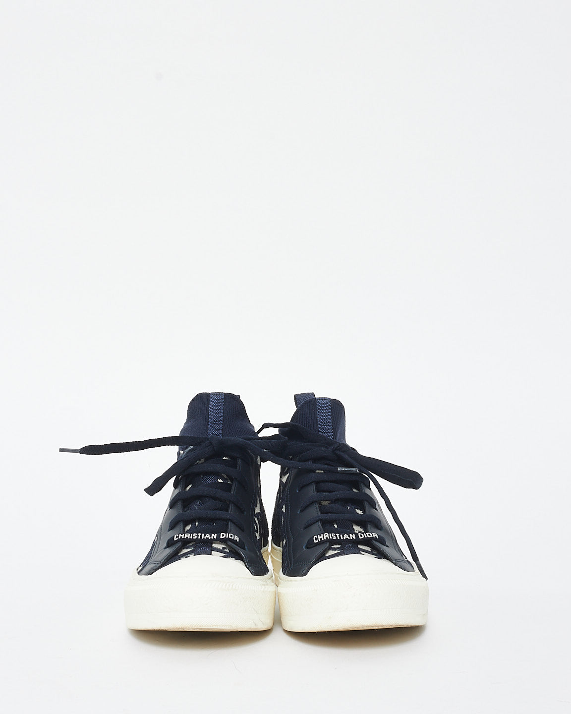 Dior Navy Blue Knit Oblique Walk
N
Dior High Top Sneakers - 37