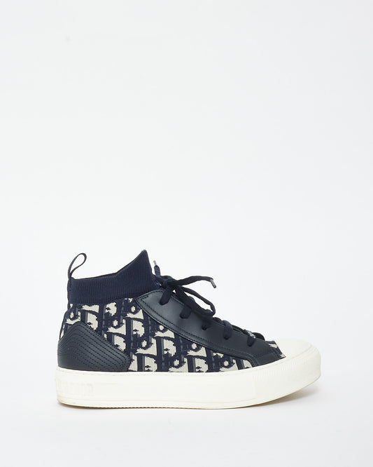 Dior Navy Blue Knit Oblique Walk
N
Dior High Top Sneakers - 37