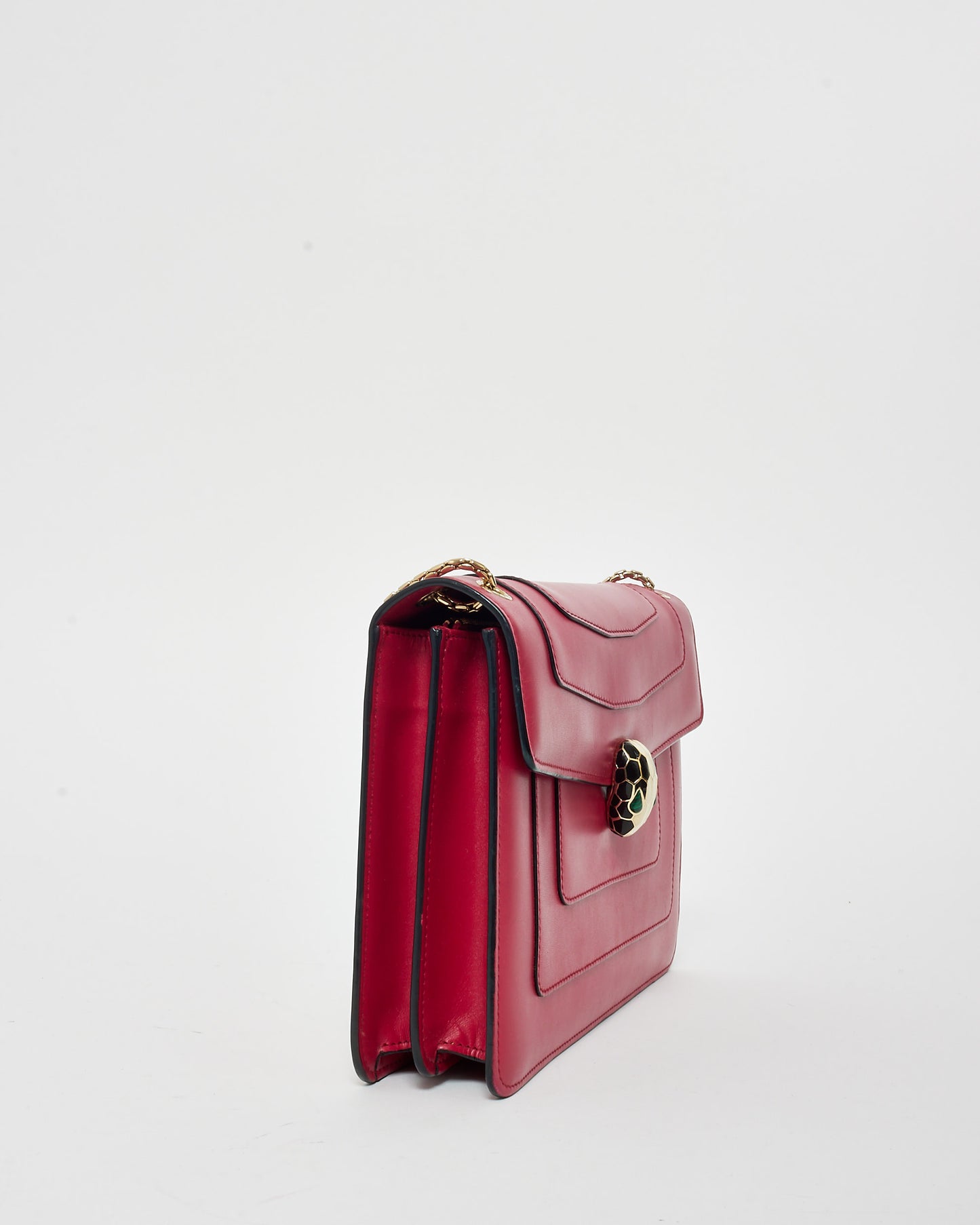 Bvlgari Pink Fuchsia Serpenti Forever Shoulder Bag