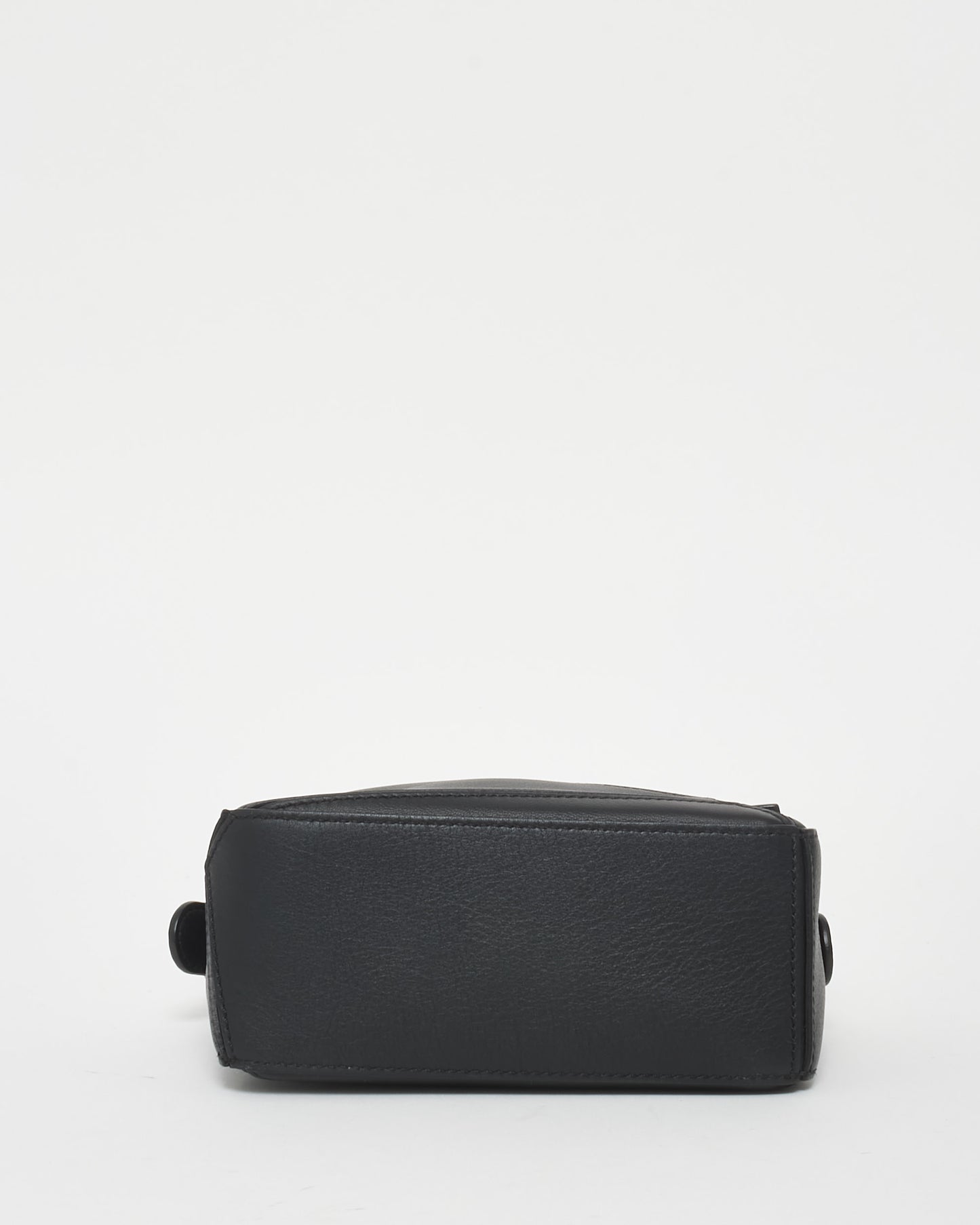 Loewe Black Leather Mini Puzzle Bag