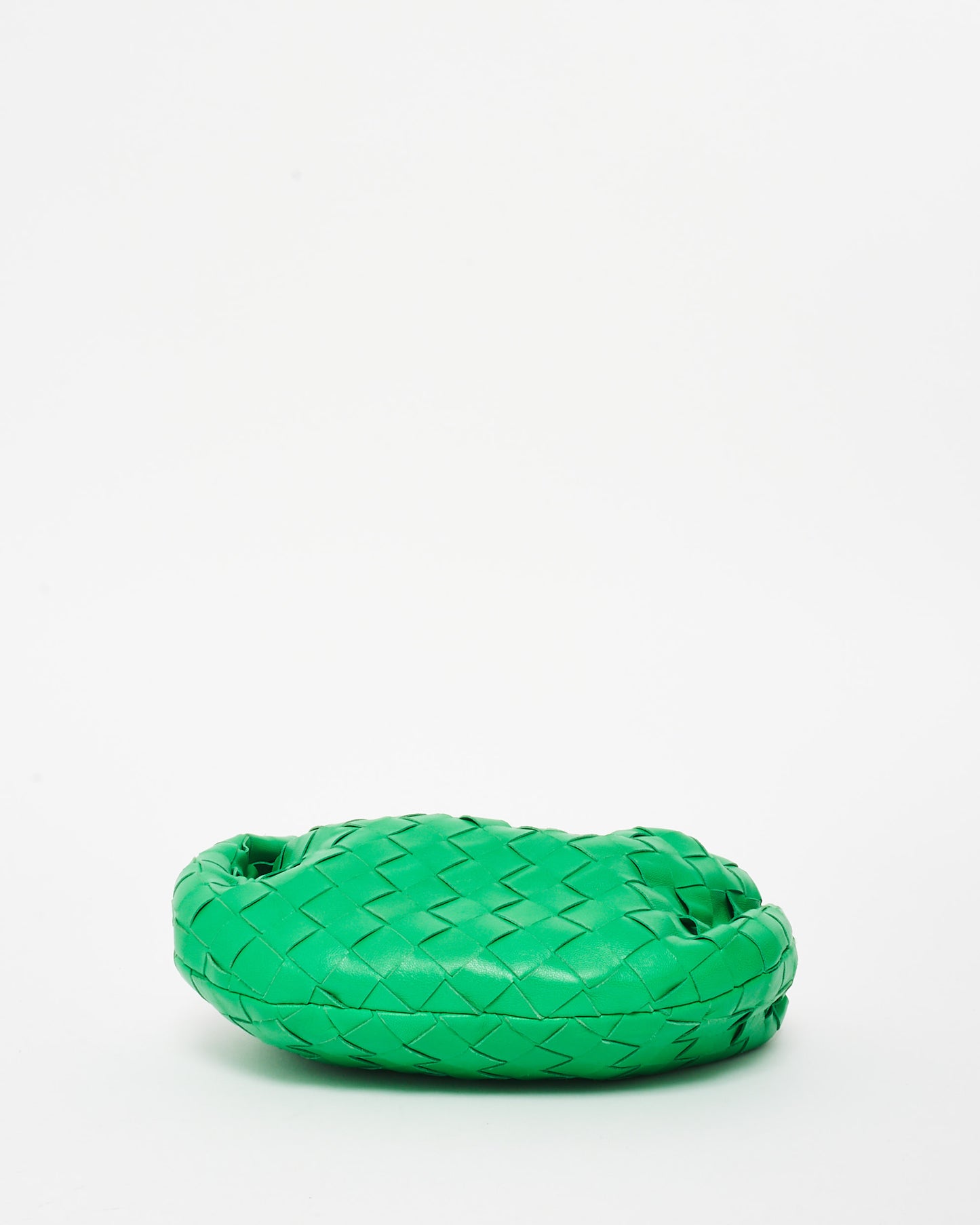 Bottega Veneta Parakeet Green Intrecciato Leather Mini Jodie