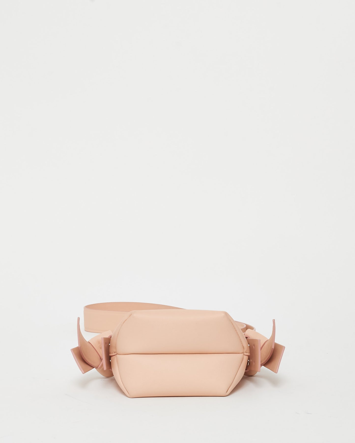 Acne Studios Light Pink Leather Mini Musubi Shoulder Bag