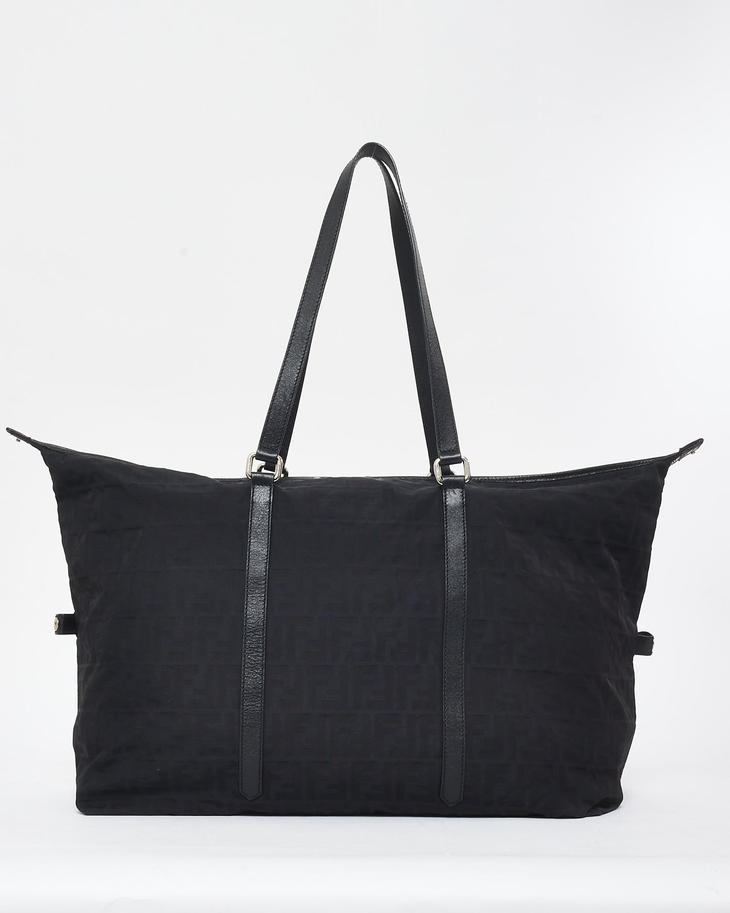 Fendi Black Zucca Canvas Large Tote Bag