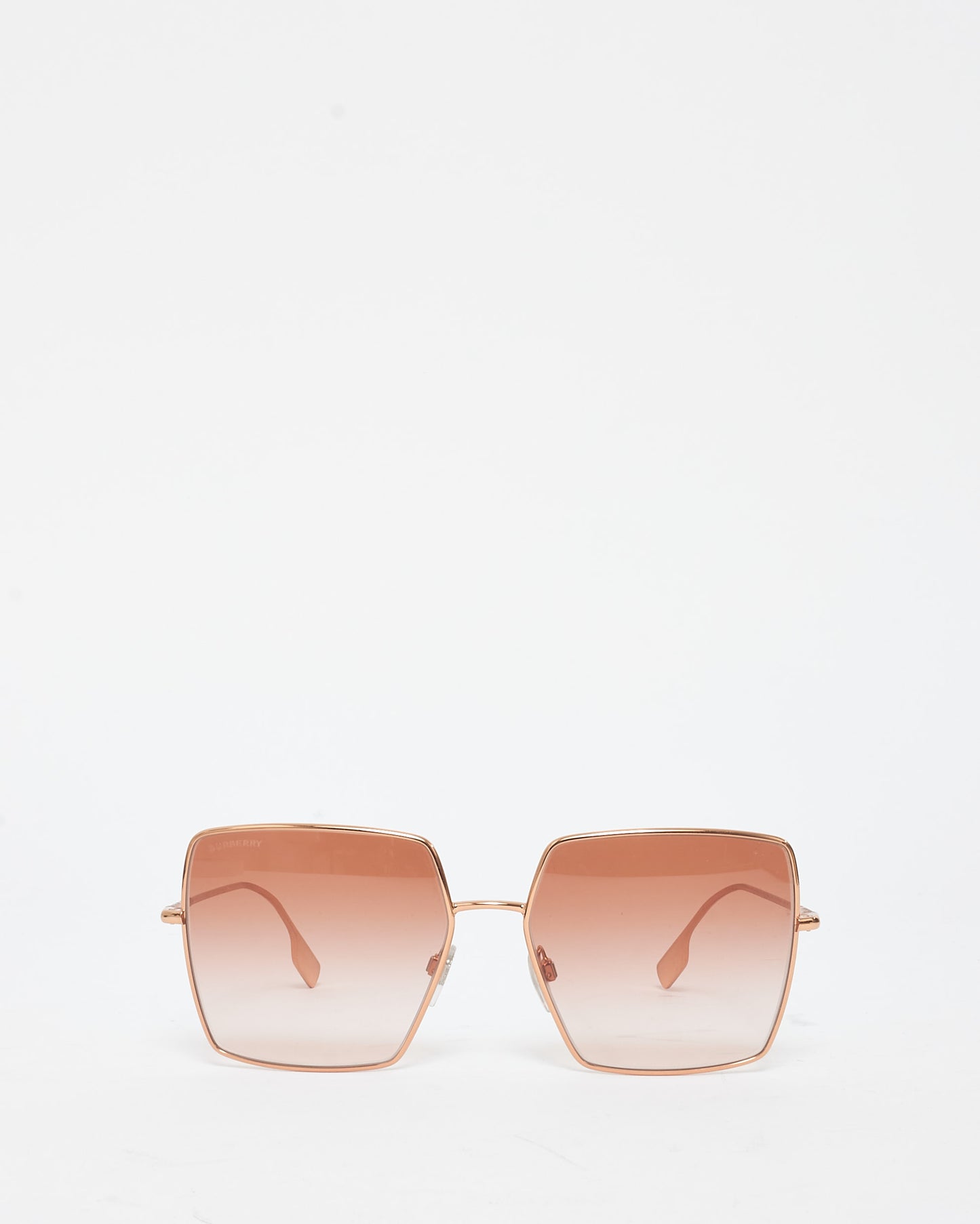 Burberry Rose Gold Oversized Square Frame B.3133 Sunglasses