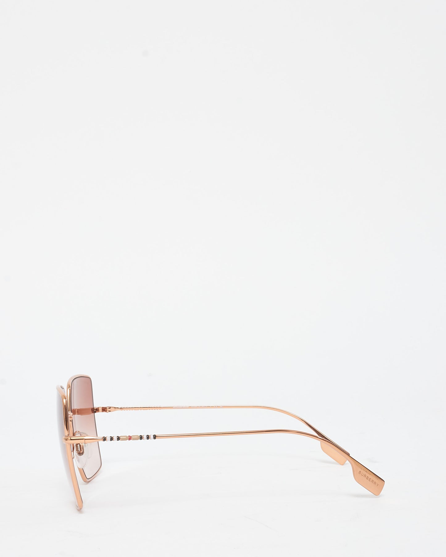 Burberry Rose Gold Oversized Square Frame B.3133 Sunglasses