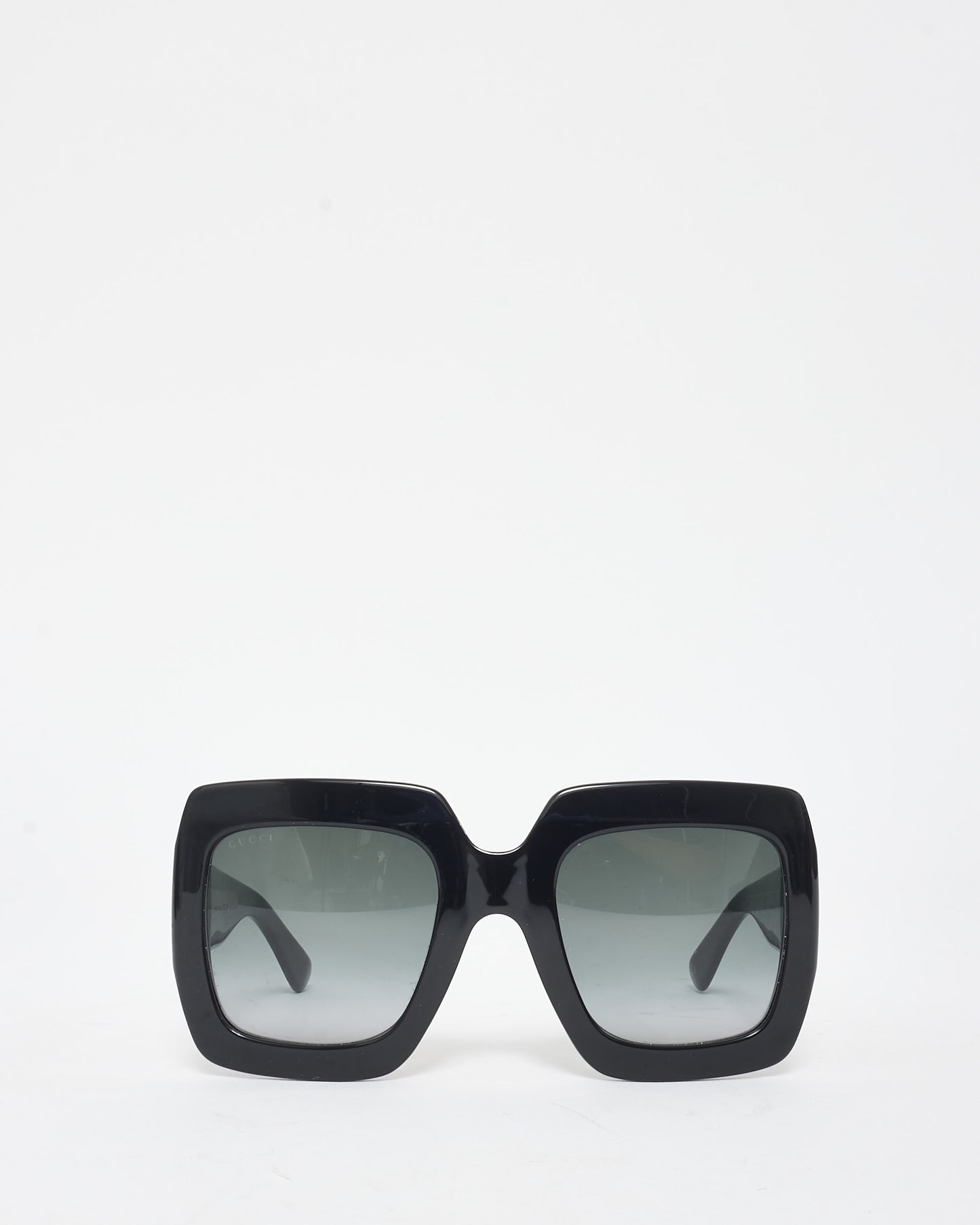 Gucci Black Acetate Oversized Logo GG0053SN Sunglasses