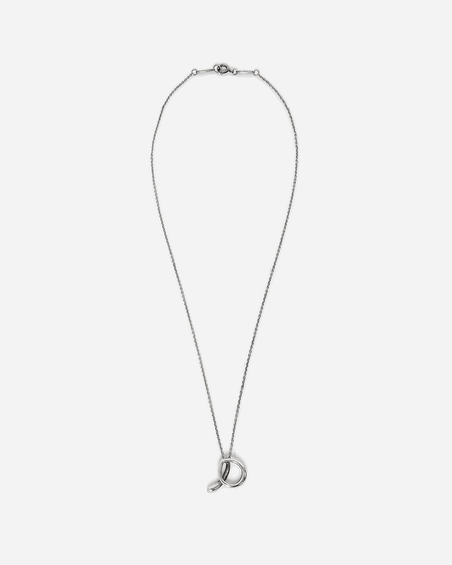 Tiffany 
Co. Elsa Peretti Alphabet Letter "A" Necklace