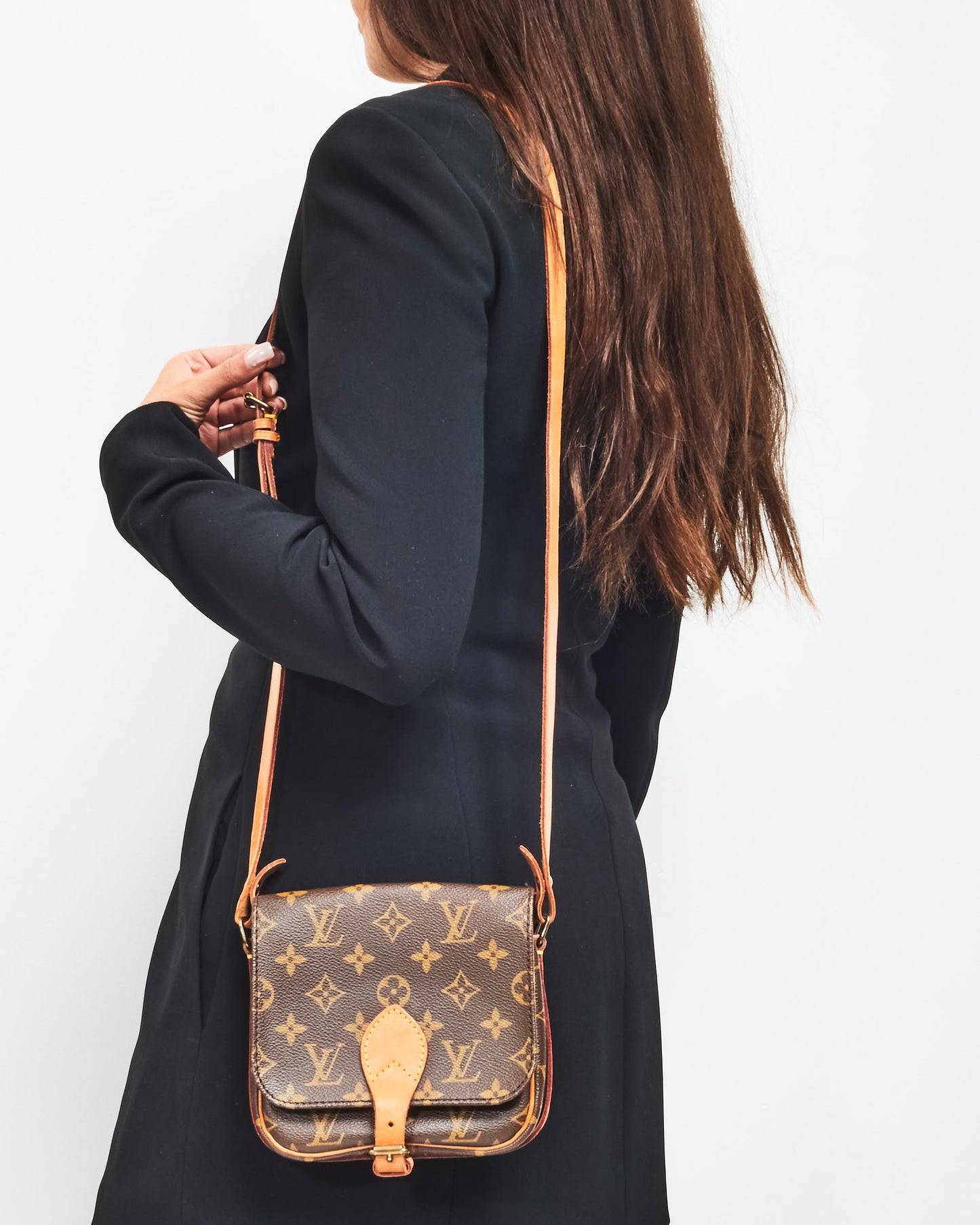 Louis Vuitton Vintage Monogram Mini Cartouchiere Crossbody Bag