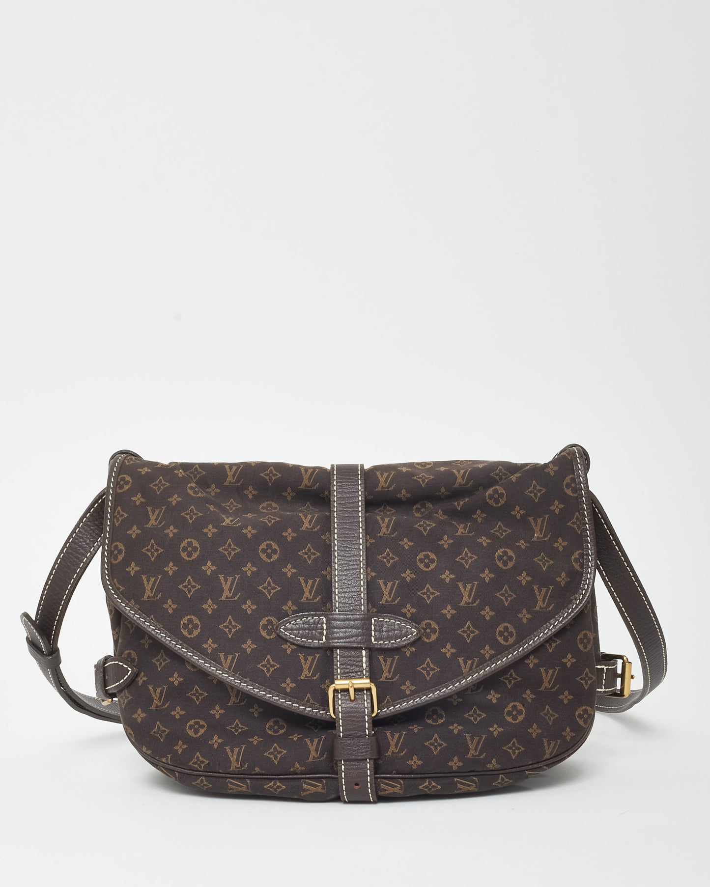 Louis Vuitton Brown Monogram Mini Lin Samur 30 Crossbody