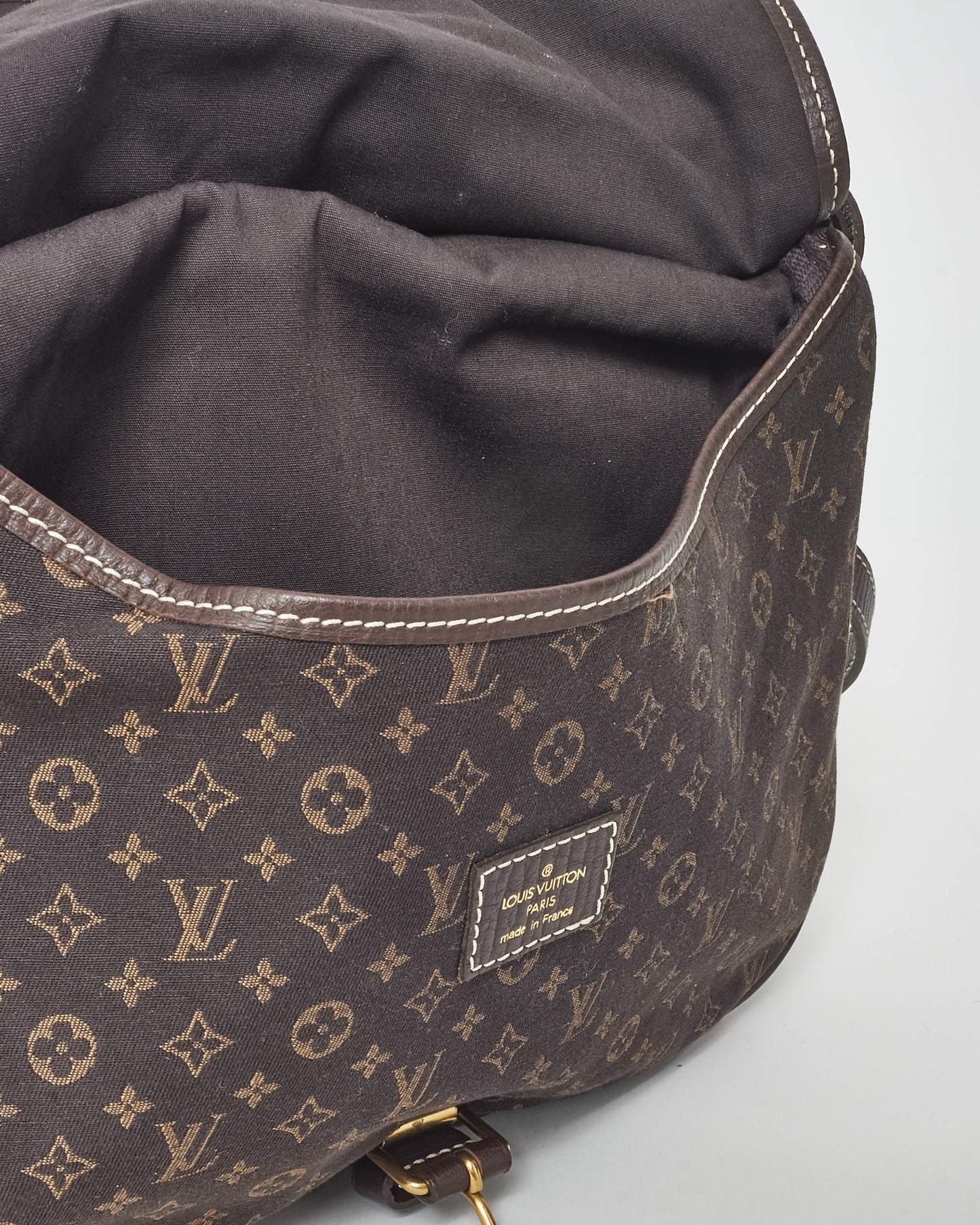 Louis Vuitton Brown Monogram Mini Lin Samur 30 Crossbody