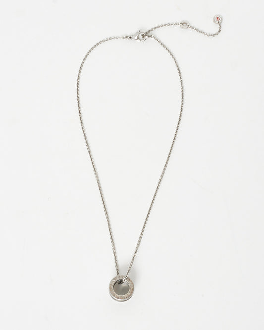 Bvlgari Silver 
Black B-Zero Necklace - Save The Children Collection