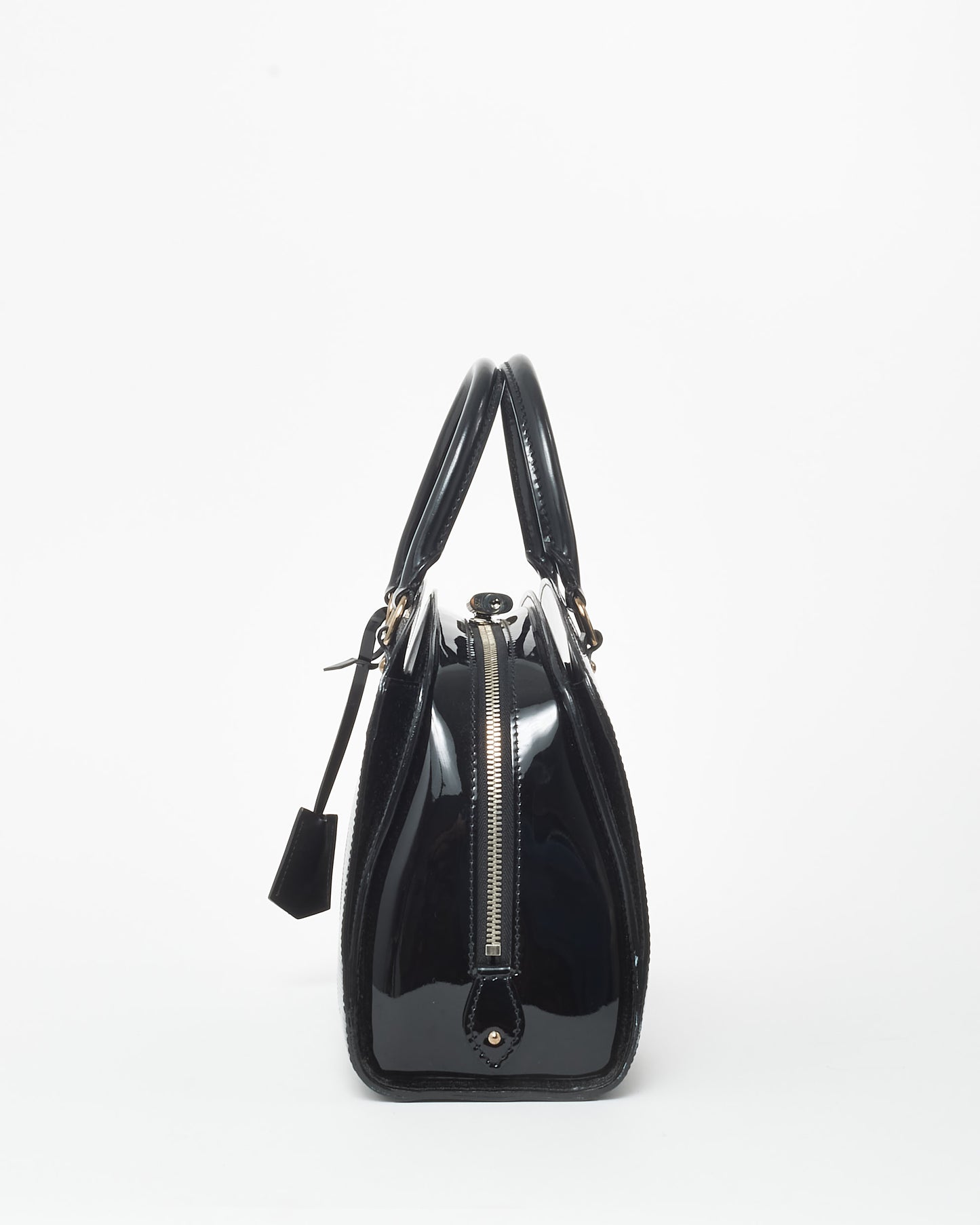 Louis Vuitton Black Epi Patent Leather Jasmine Top Handle Bag