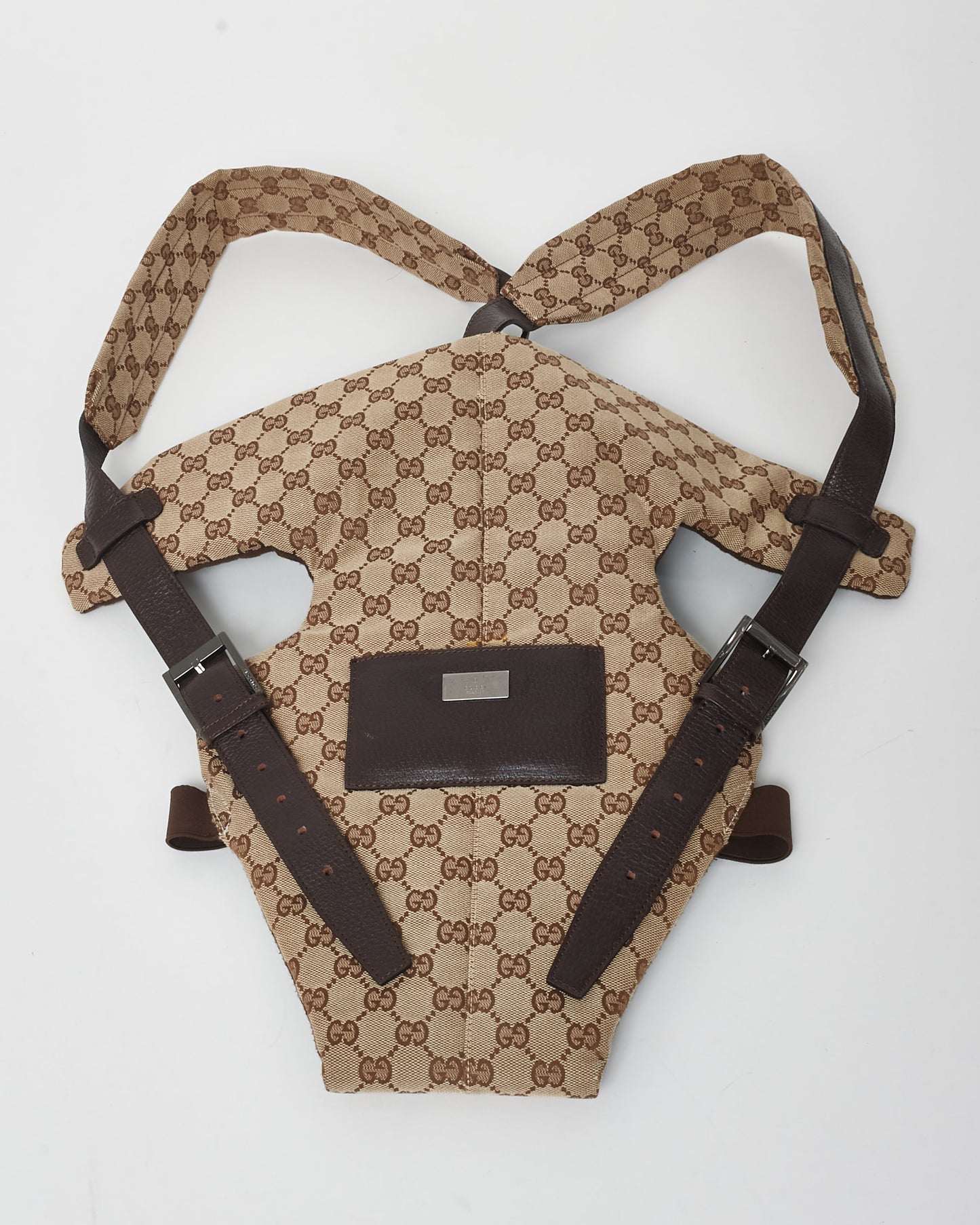 Gucci Brown GG Monogram Canvas Baby Carrier