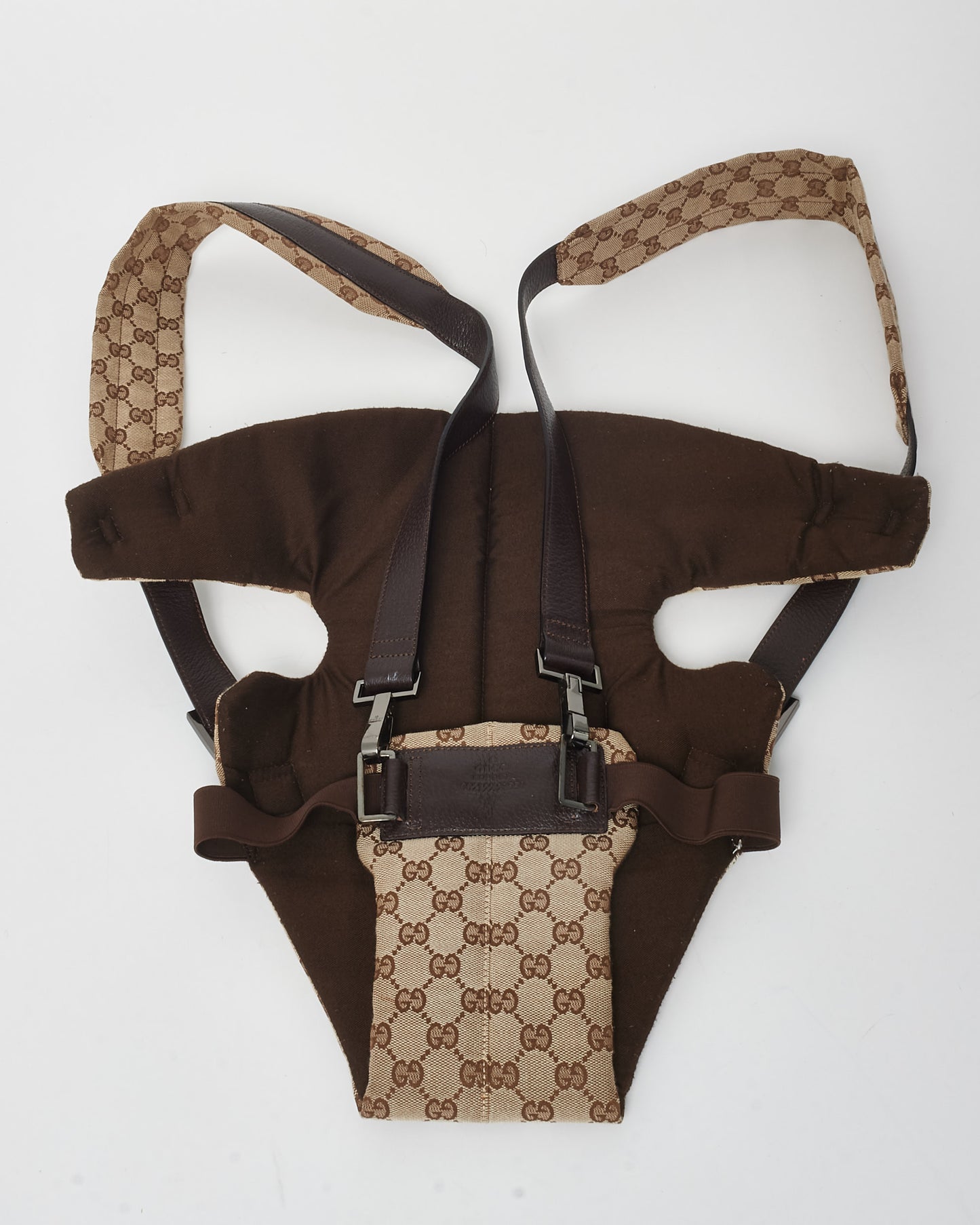 Gucci Brown GG Monogram Canvas Baby Carrier