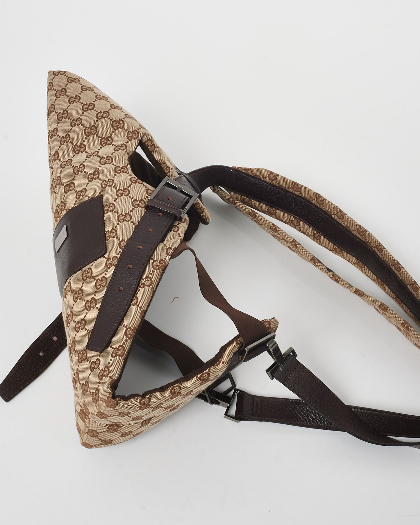 Gucci Brown GG Monogram Canvas Baby Carrier